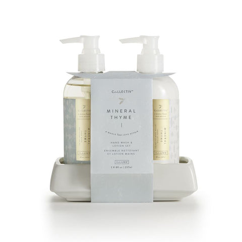 ILLUME COLLECTIV HAND WASH & LOTION SET - MINERAL THYME