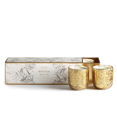 ILLUME Winter White Mini Luxe Sanded Mercury Trio