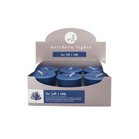 NORTHERN LIGHTS VOTIVES - SEA SALT & KELP
