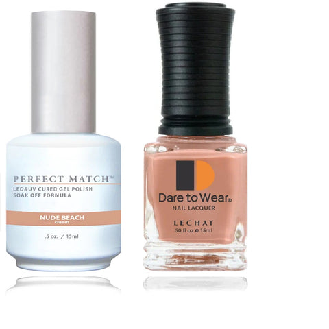LECHAT Perfect Match Nude Beach Gel Polish & Nail Lacquer