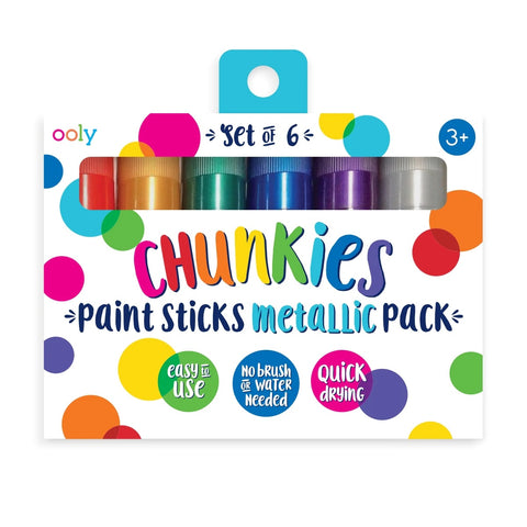 OOLY CHUNKIES PAINT STICKS METALLIC