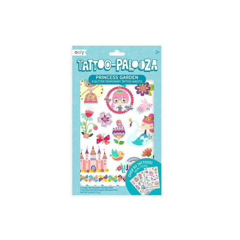 OOLY TATTOO PALOOZA TEMPORARY TATTOOS - PRINCESS GARDEN