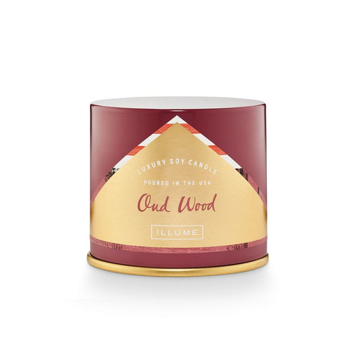 ILLUME Oud Wood Vanity Tin Candle