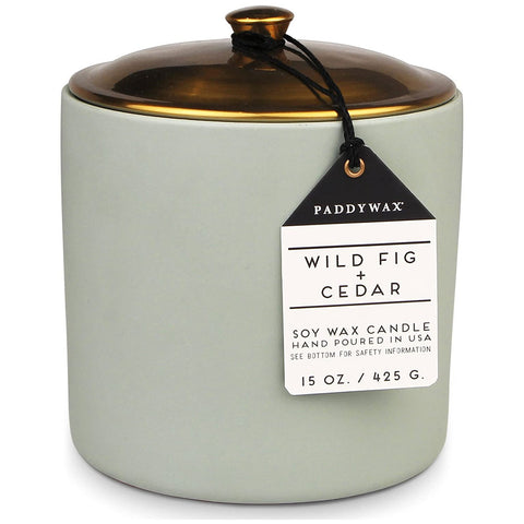 PADDYWAX HYGGE CANDLE - WILD FIG + CEDAR