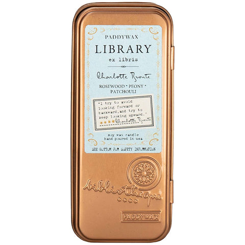 PADDYWAX LIBRARY CANDLE - CHRLOTTE BRONTE