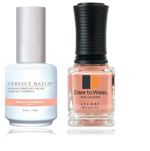 LECHAT Perfect Match Peach Charming Gel Polish & Nail Lacquer