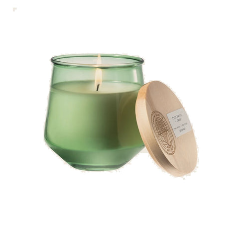 AROMATIQUE PALO SANTO & CEDAR TINTED GLASS CANDLE