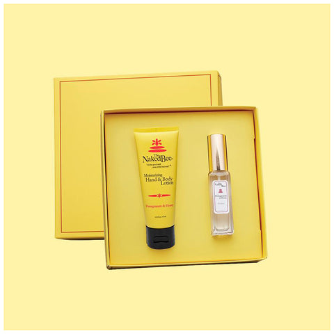 THE NAKED BEE Pomegranate & Honey Gift Set