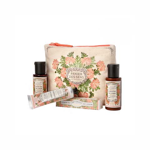PANIER DES SENS ROSE GERANIUM TRAVEL POUCH