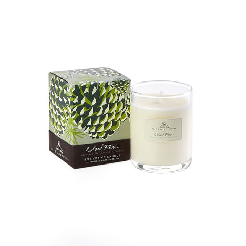 SOAP & PAPER FACTORY ROLAND PINE VOTIVE CANDLE