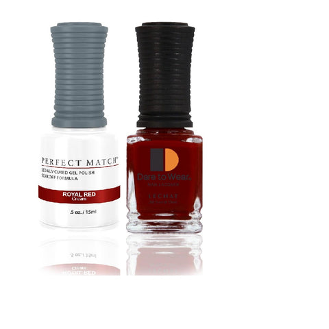 LECHAT Perfect Match Royal Red Gel Polish & Nail Lacquer