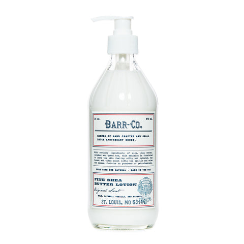 BARR-CO. ORIGINAL SCENT SHEA BUTTER LOTION