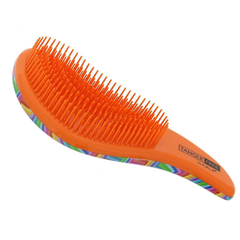 CALA TANGLE-FREE HAIR BRUSH - MULTI ZIGZAG
