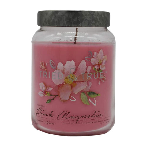 TRIED & TRUE XL JAR CANDLE - PINK MAGNOLIA