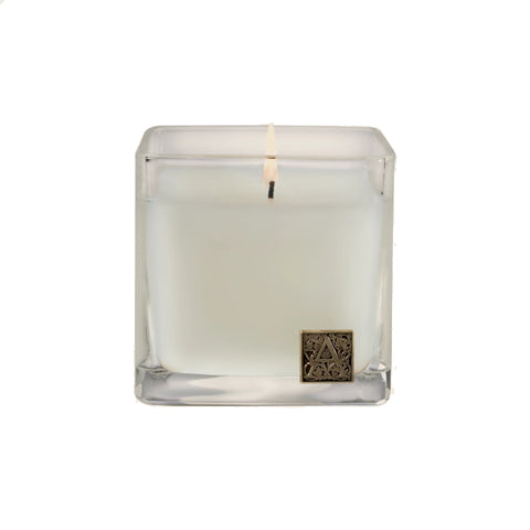 AROMATIQUE THE SMELL OF SPRING GLASS CUBE CANDLE