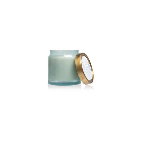 THYMES WASHED LINEN GLASS JAR CANDLE