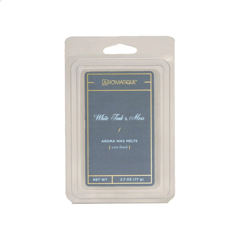 AROMATIQUE WHITE TEAK & MOSS AROMA WAX MELTS