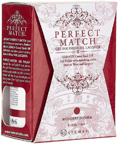 LECHAT Perfect Match CHERRY BOMB Gel Polish & Nail Lacquer