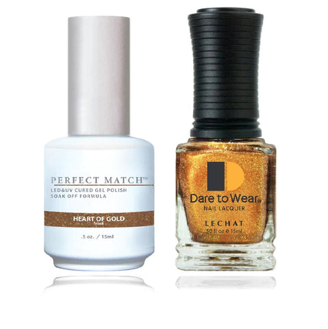 LECHAT Perfect Match HEART OF GOLD Gel Polish & Nail Lacquer