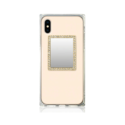 RECTANGLE CRYSTALS PHONE MIRROR