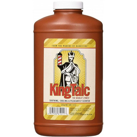 BLUE CO Barbicide King Research Talc Powder