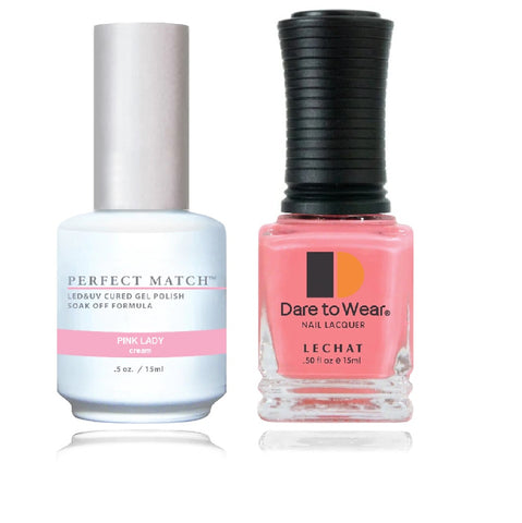 LECHAT Perfect Match Pink Lady Gel Polish & Nail Lacquer