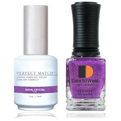LECHAT Perfect Match ROYAL CRYSTAL Gel Polish & Nail Lacquer
