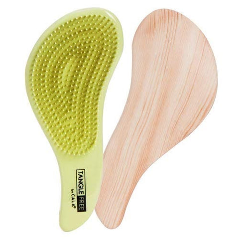 CALA TANGLE-FREE HAIR BRUSH - FAUX BAMBOO