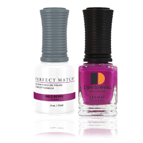 LECHAT Perfect Match WILD BERRY Gel Polish & Nail Lacquer