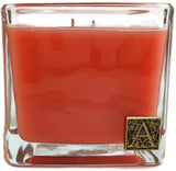 AROMATIQUE POMELO POMEGRANATE GLASS CUBE CANDLE