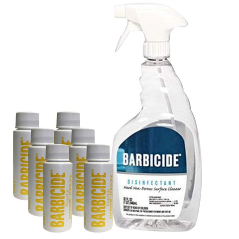 BLUE CO Barbiside Spray Disinfectant With Bullets 6 bottles