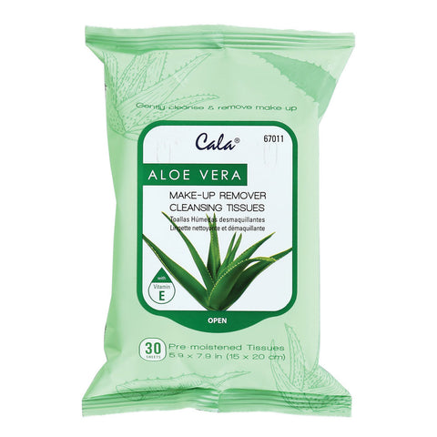 CALA MAKE-UP REMOVER CLEANSING TISSUES - ALOE VERA