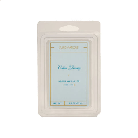 AROMATIQUE COTTON GINSENG AROMA WAX MELTS TRAY