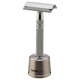 JATAI FEATHER STAINLESS STEEL DOUBLE EDGE RAZOR WITH STAND AS-D2S