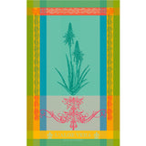 GARNIER-THIEBAUT FRANCE ALOE VERA VERT KITCHEN TOWEL