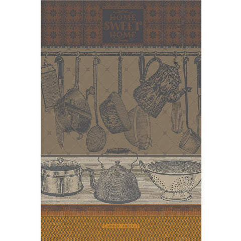 GARNIER-THIEBAUT FRANCE HOME SWEET HOME SAFRAN KITCHEN TOWEL