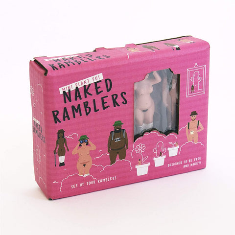 GIFT REPUBLIC MINI PLANT POT NAKED RAMBLERS