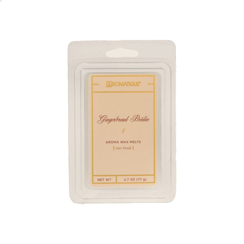 AROMATIQUE GINGERBREAD BRULEE AROMA WAX MELTS TRAY