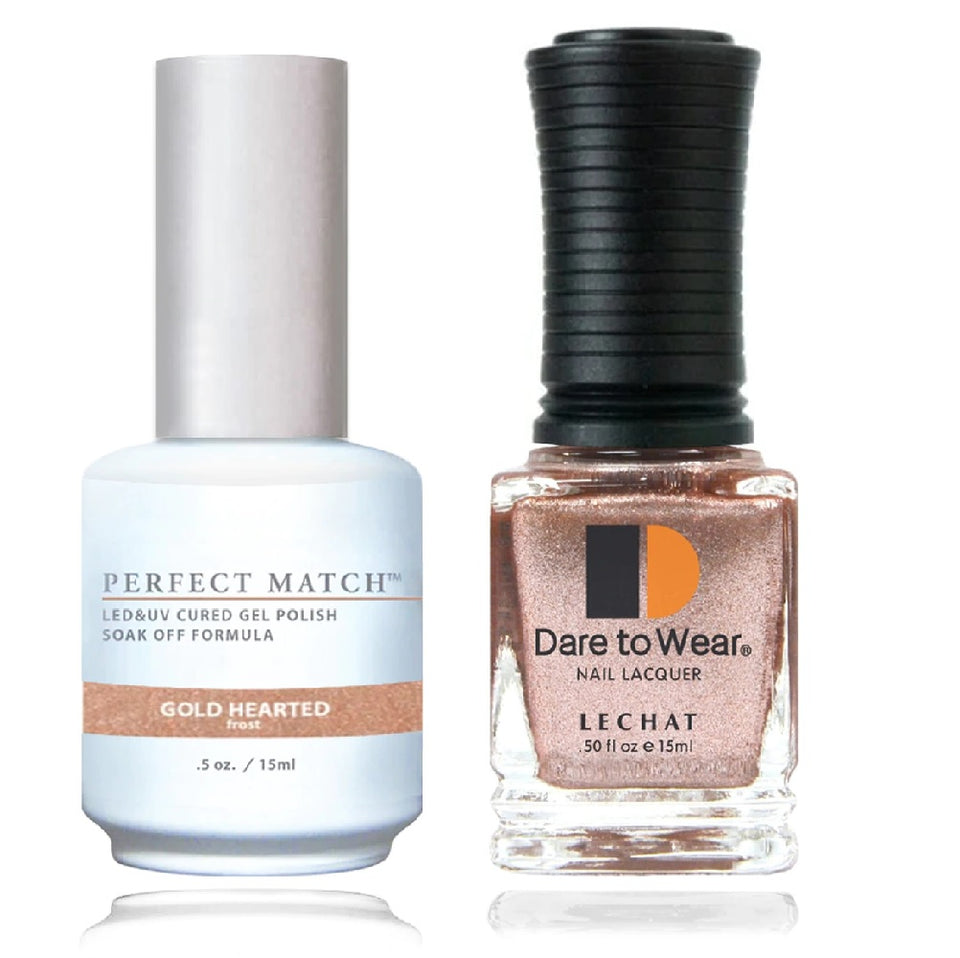 LECHAT Perfect Match Gold Hearted Gel Polish Nail Lacquer