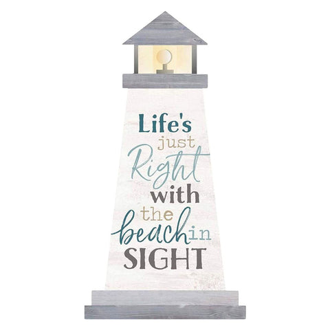 GRAHHAM DUNN SMALL SHAPE - LIFE'S JUST RIGHT WITH THE BEACH IN SIGHT