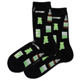 HOTSOX WOMEN'S 420 WEED CREW SOCKS