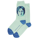 HOTSOX WOMEN'S JOHN LENNON PORTRAIT CREW SOCKS