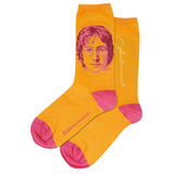 HOTSOX WOMEN'S JOHN LENNON PORTRAIT CREW SOCKS