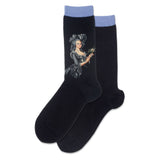 HOTSOX WOMEN'S MARIE ANTOINETTE FLORAL CREW SOCKS