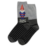 HOTSOX WOMEN'S YOU DON’T GNOME ME CREW SOCKS