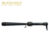 HOT TOOLS BLACK GOLD XL REVERSE TAPERED IRON 1 1/4"
