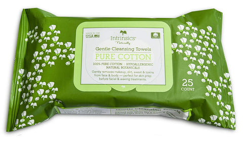 INTRINSICS GENTLE CLEANSING TOWELS  8.5" X 6"