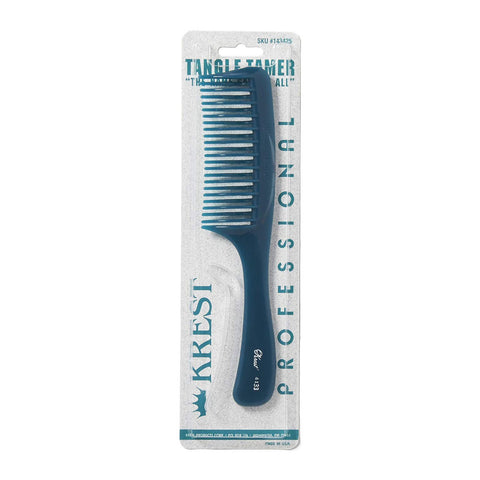 KREST TEAL TANGLE TAMER CURVED TOOTH COMB