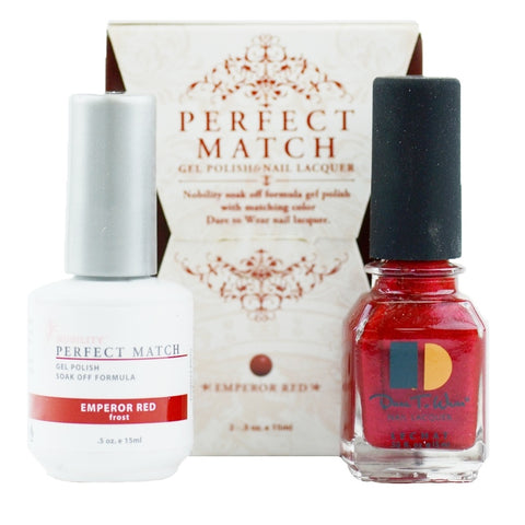 LECHAT Perfect match Emperor Red Gel Polish & Nail Lacquer