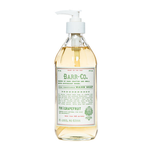 BARR-CO. FIR & GRAPEFRUIT LIQUID HAND SOAP